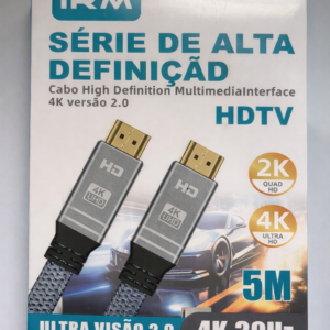 Cable HDMI 4K Ultra HD 5 Metros HDMI 2.0 IRM