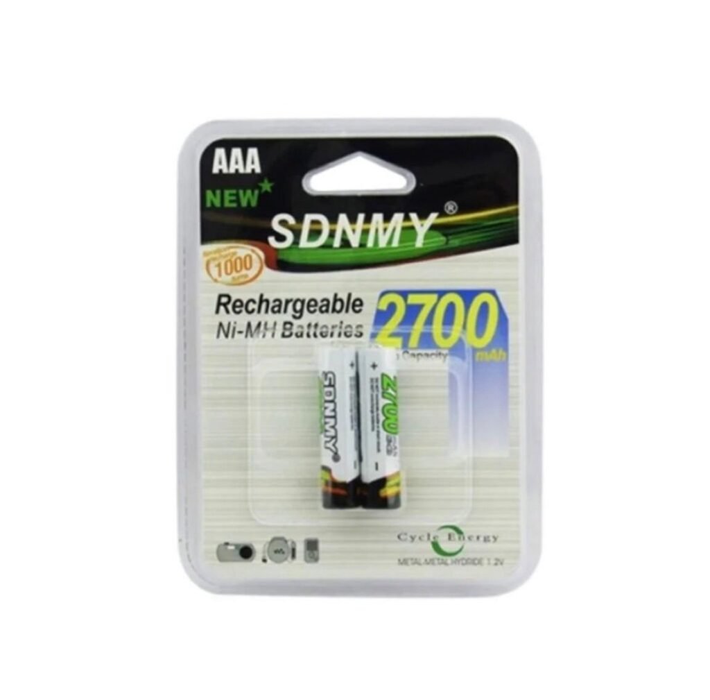 Pilas Recargables AA 4700 mAh y AAA 2700mAh Ni-MH Songpus
