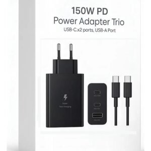 Cargador Multipuerto 150W USB-C + USB-A Carga Rápida PD