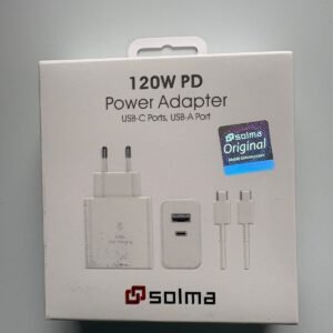 ⚡ Cargador Rápido 120W PD Solma + Cable USB-C