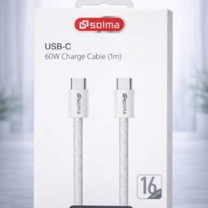 Cable USB-C a USB-C 60W (1 Metro)