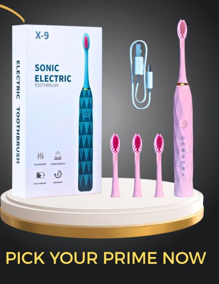 Cepillo de Dientes Eléctrico Sónico X-9 – Limpieza profunda