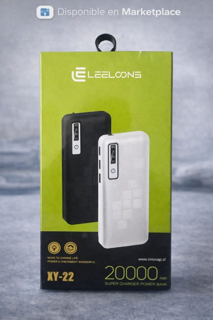POWER BANK 20.000 mAh – CARGA RÁPIDA Y ALTA CAPACIDAD